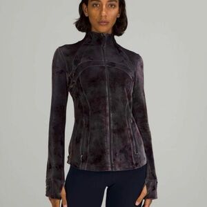 NWOT Lululemon Define Jacket Velour Interstellar Dark Grey Multi Size 12